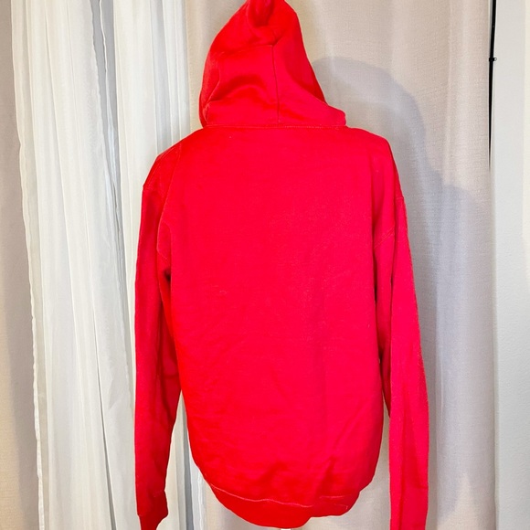 Wisconsin unisex red hooded sweater - Picture 9 of 14